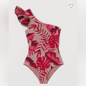 NWT Johanna Ortiz x H&M One-Shoulder Swimsuit